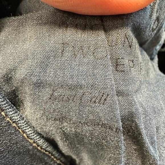 Mother The Stunner Zip Two Step Fray Jean Last Call Dark 25 Skinny - Picture 12 of 16